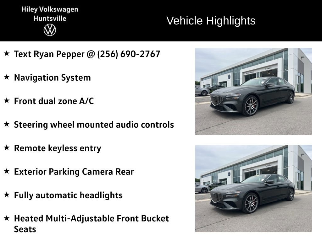 Used 2025 Genesis G70 2.5T RWD image 6