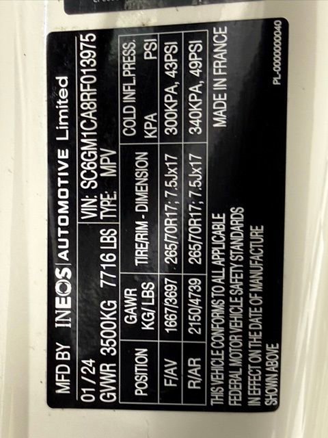 Used 2024 INEOS Grenadier image 44