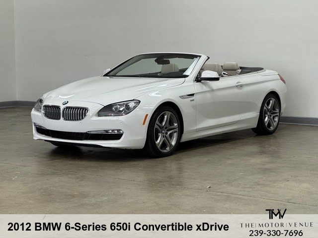 Used 2012 BMW 650i xDrive Convertible AWD/4WD image 1