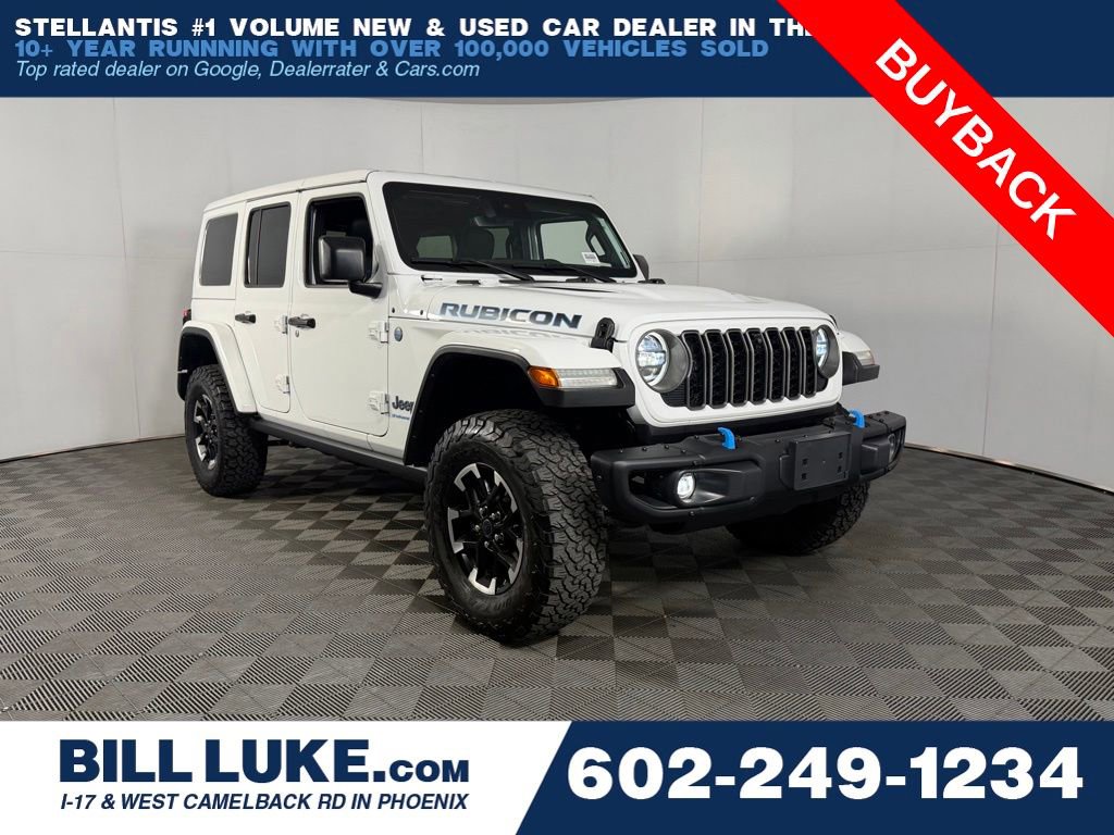 Used 2024 Jeep Wrangler Unlimited Rubicon 4xe AWD/4WD image 1