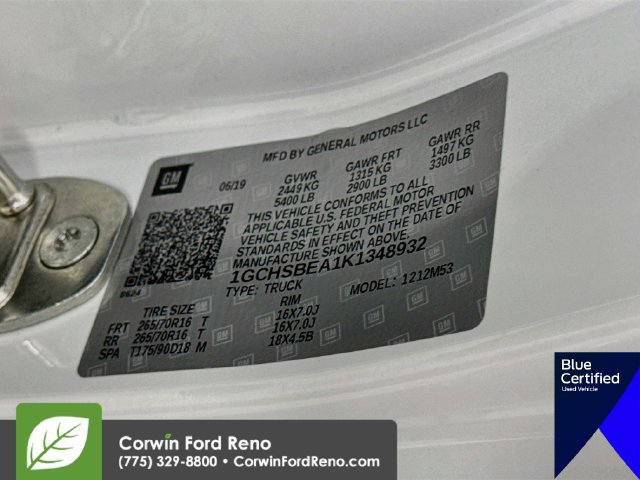 Used 2019 Chevrolet Colorado W/T w/ WT Convenience Package RWD image 33