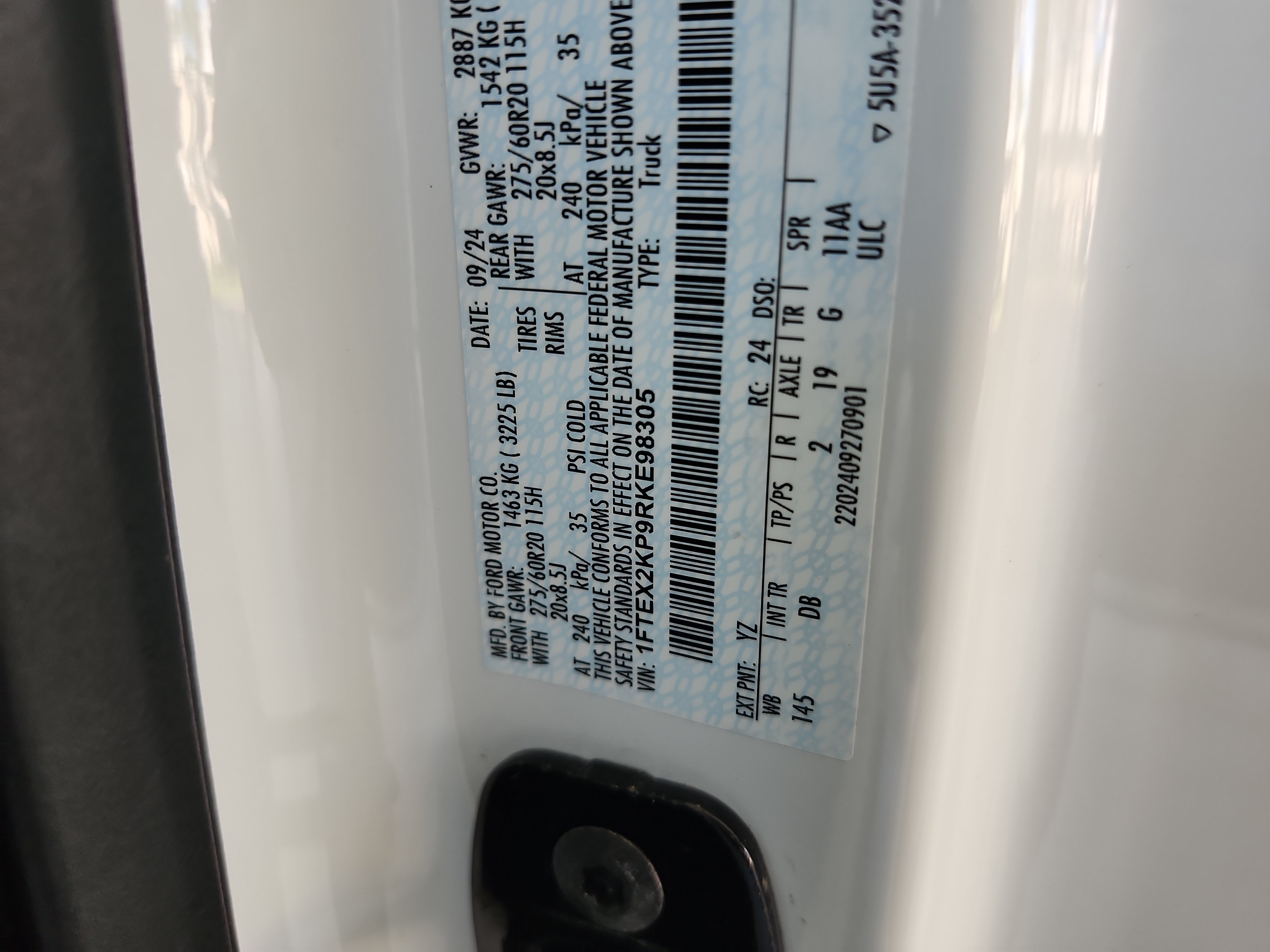 Used 2024 Ford F150 STX w/ Mobile Office Package RWD image 24
