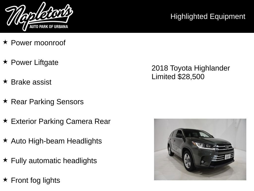 Used 2018 Toyota Highlander Limited image 17