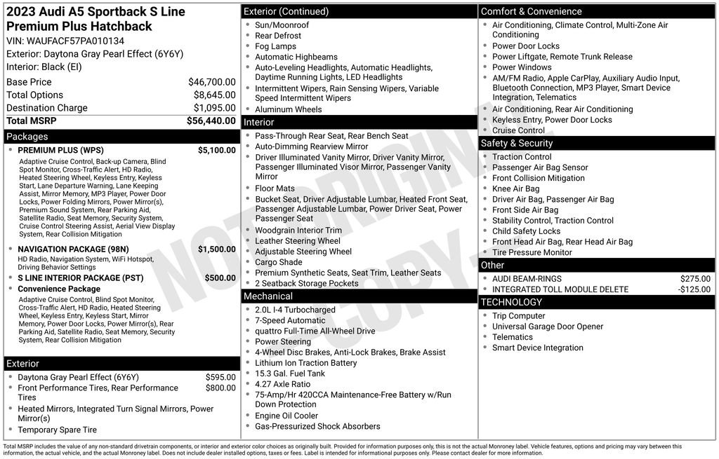Used 2023 Audi A5 2.0T Premium Plus w/ Premium Plus image 33