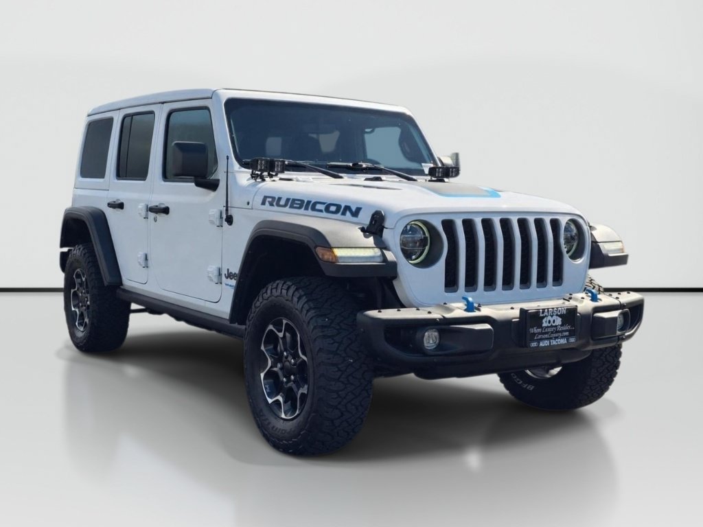Used 2021 Jeep Wrangler Unlimited Rubicon 4xe w/ Steel Bumper Group AWD/4WD image 4