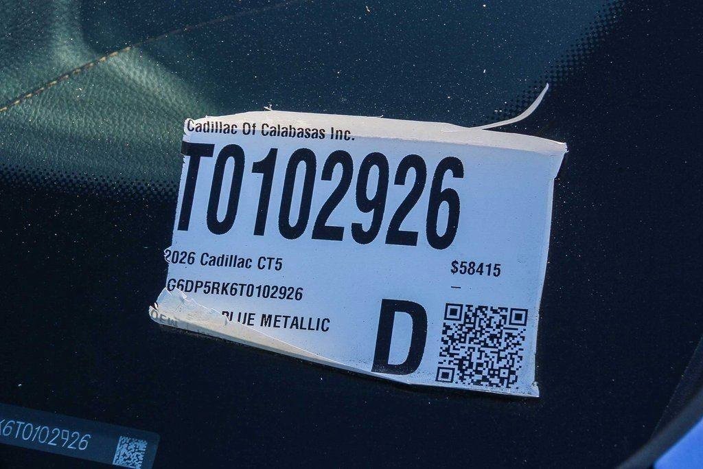 New 2026 Cadillac CT5 Sport image 29