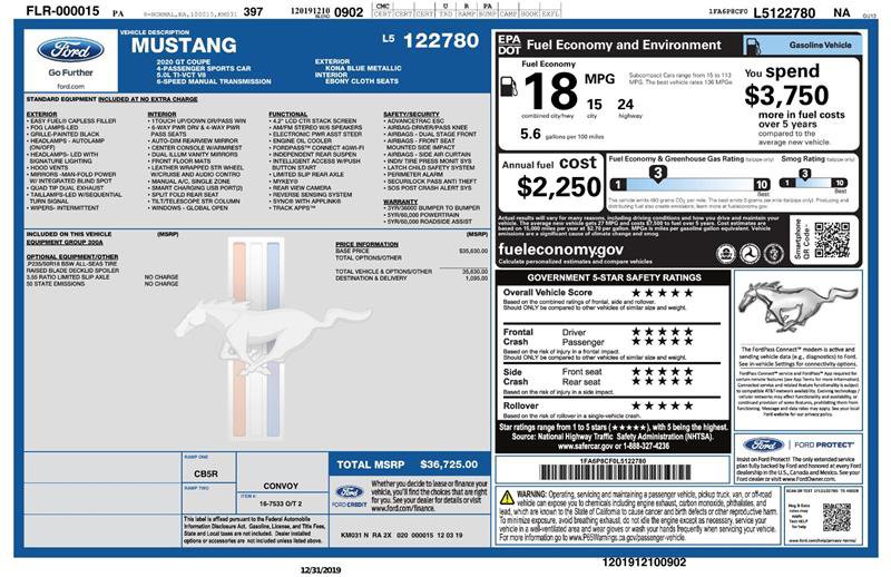 Used 2020 Ford Mustang GT image 2