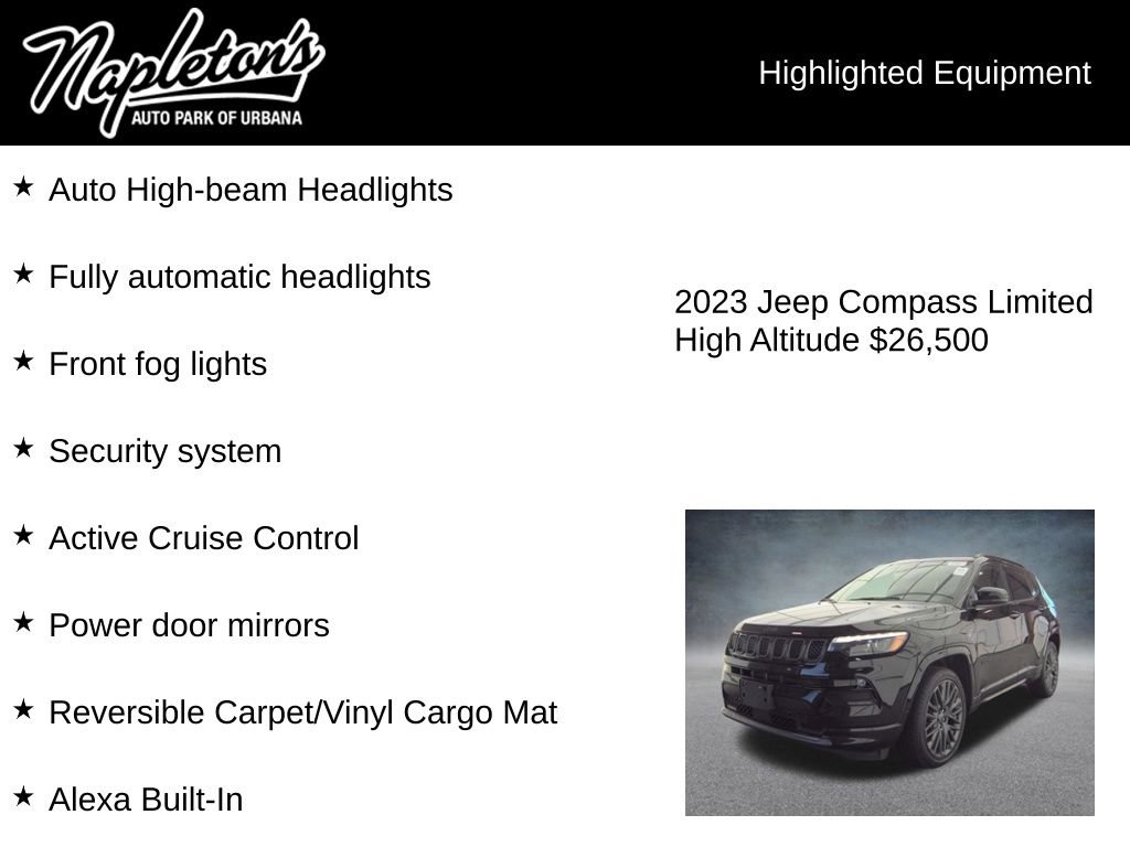 Used 2023 Jeep Compass High Altitude AWD/4WD image 9