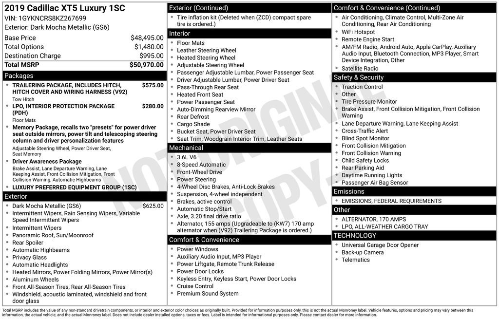 Used 2019 Cadillac XT5 Luxury image 15