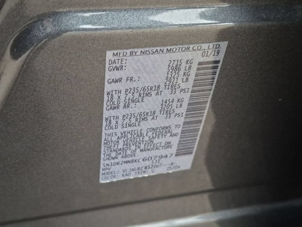 Used 2019 Nissan Pathfinder S FWD image 33