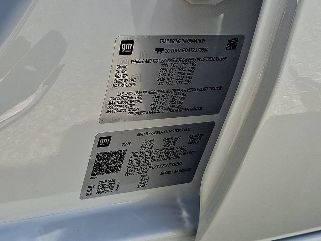New 2026 GMC Sierra 1500 Pro w/ Graphite Edition AWD/4WD image 18