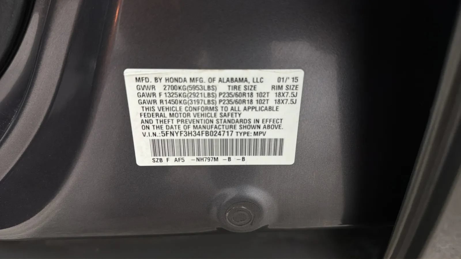 Used 2015 Honda Pilot SE image 22