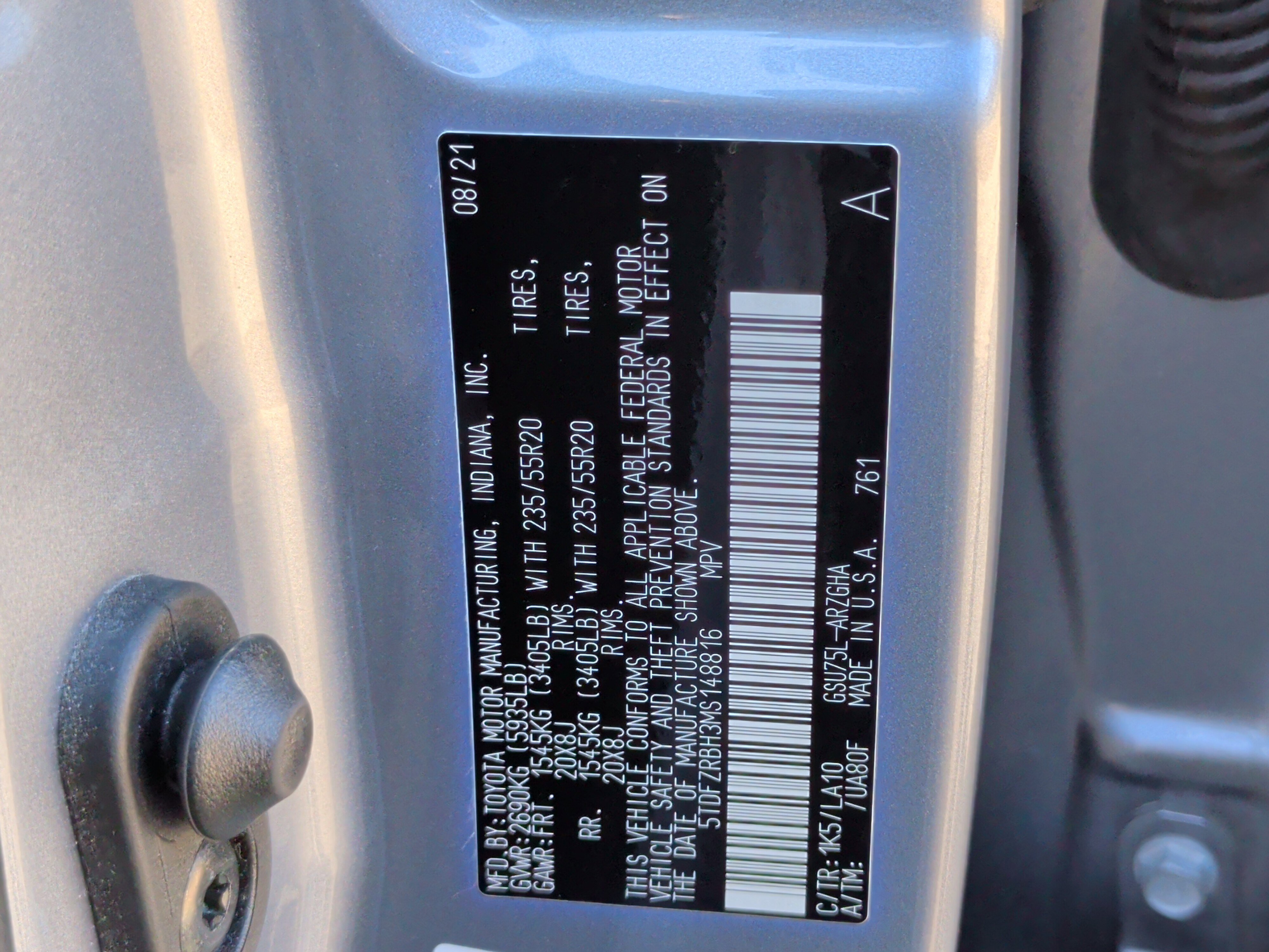 Used 2021 Toyota Highlander Platinum image 44