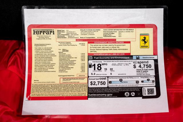 Used 2017 Ferrari 488 Spider RWD image 69