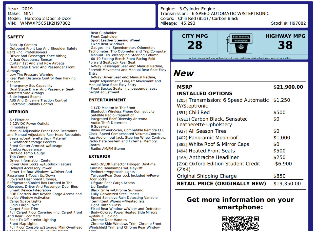 Used 2019 MINI Cooper 2-Door Hardtop image 9