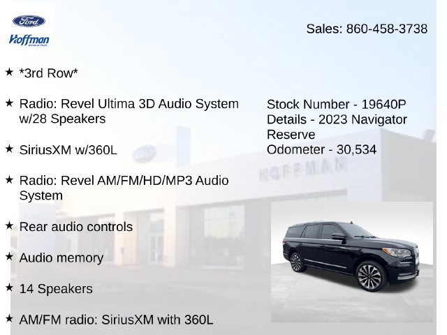 Certified 2023 Lincoln Navigator Reserve AWD/4WD image 10