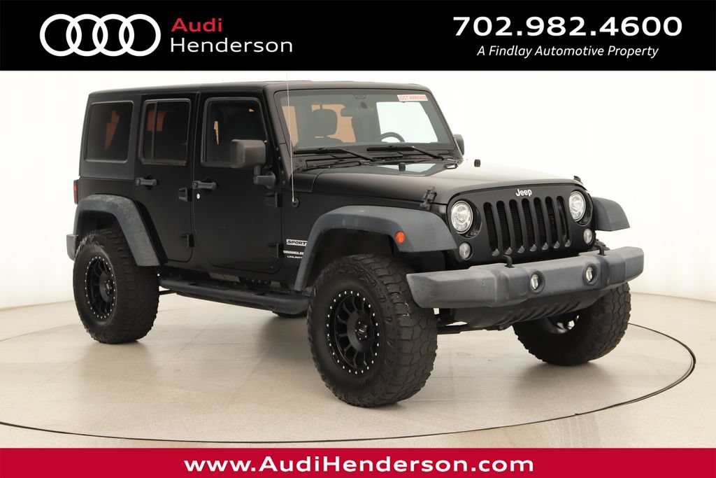 Used 2018 Jeep Wrangler Unlimited Sport w/ Connectivity Group AWD/4WD image 1