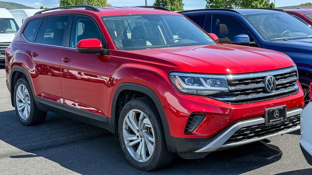 Used 2021 Volkswagen Atlas SE w/ Towing Package AWD/4WD image 3
