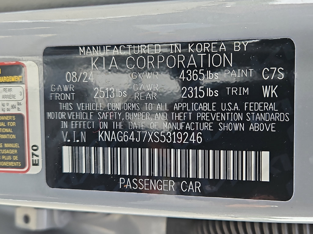 Certified 2025 Kia K5 GT-Line w/ GT-Line Premium Package FWD image 24