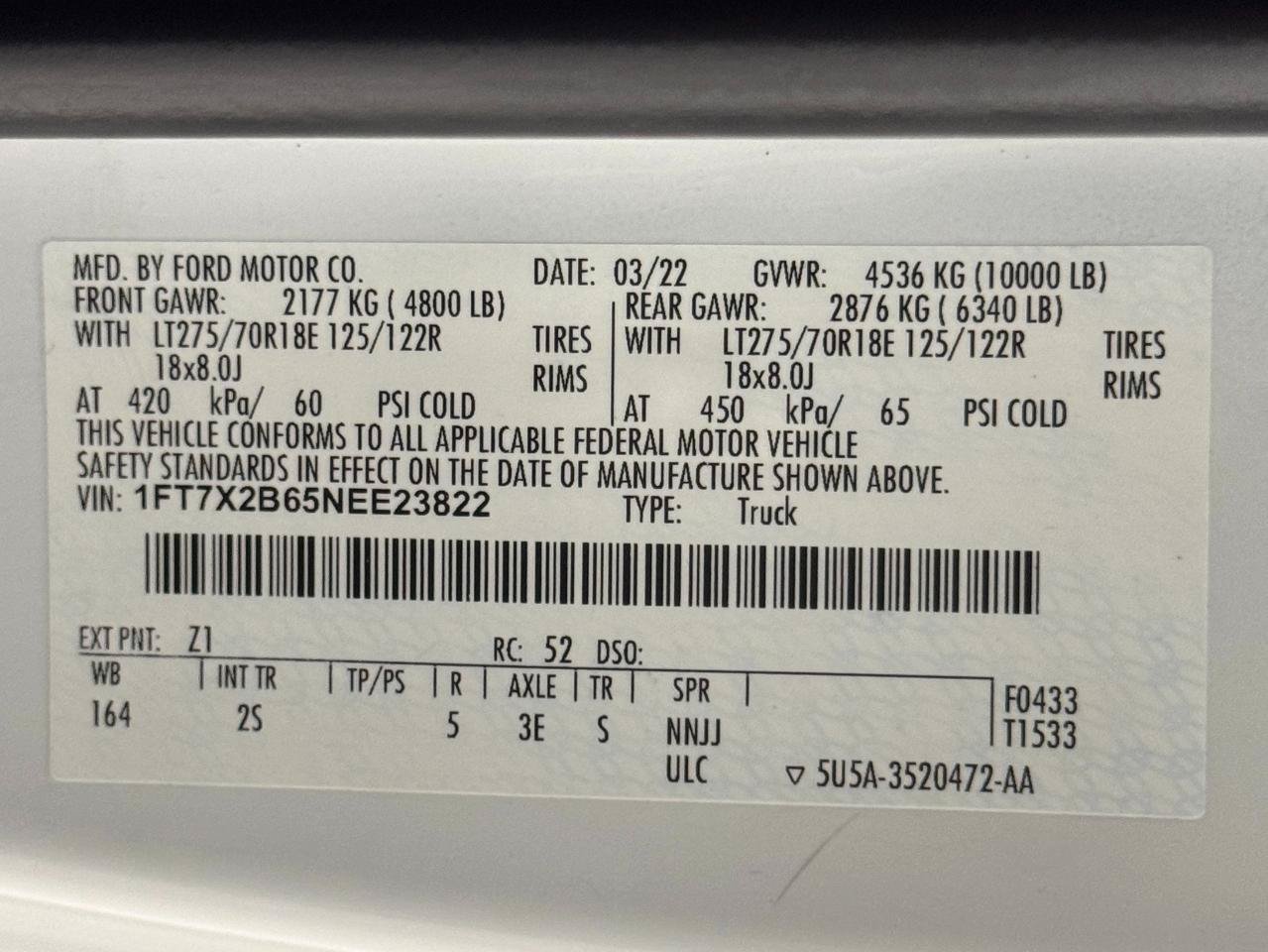 Used 2022 Ford F250 XLT w/ XLT Value Package AWD/4WD image 65