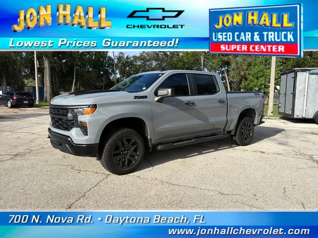 Certified 2024 Chevrolet Silverado 1500 Custom Trail Boss w/ Dark Appearance Package image 2