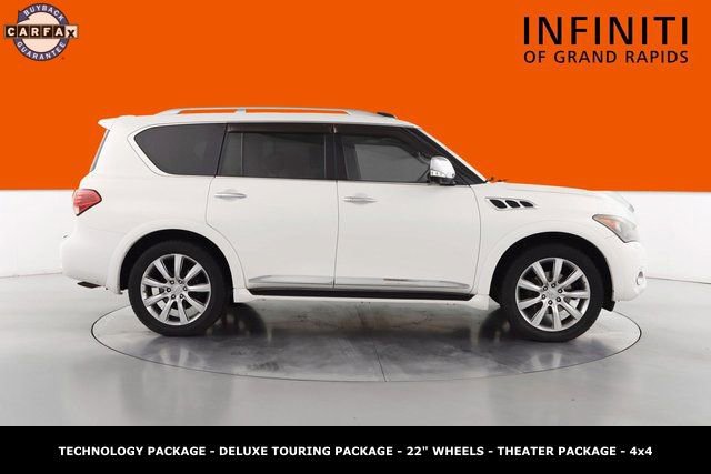 Used 2012 INFINITI QX56 4WD w/ Deluxe Touring Pkg image 2