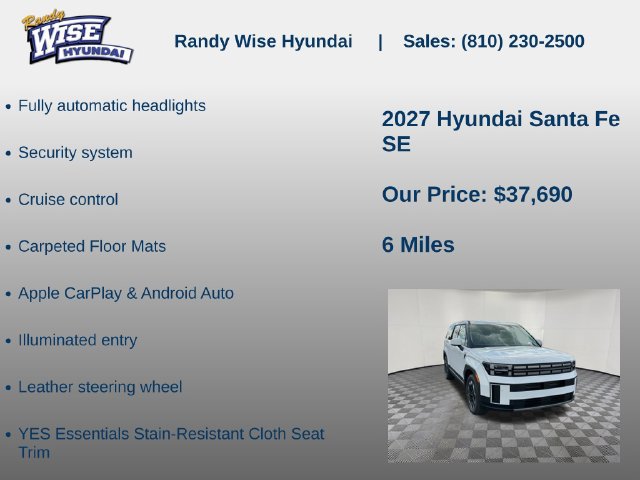 New 2027 Hyundai Santa Fe SE FWD image 10
