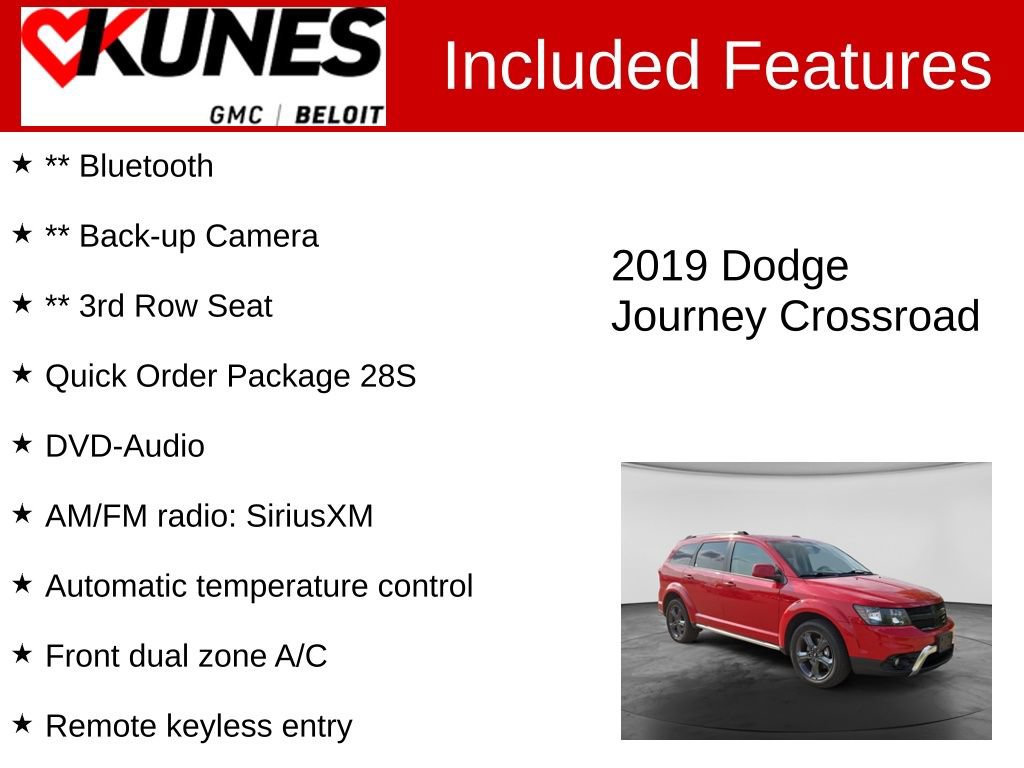 Used 2019 Dodge Journey Crossroad AWD/4WD image 2