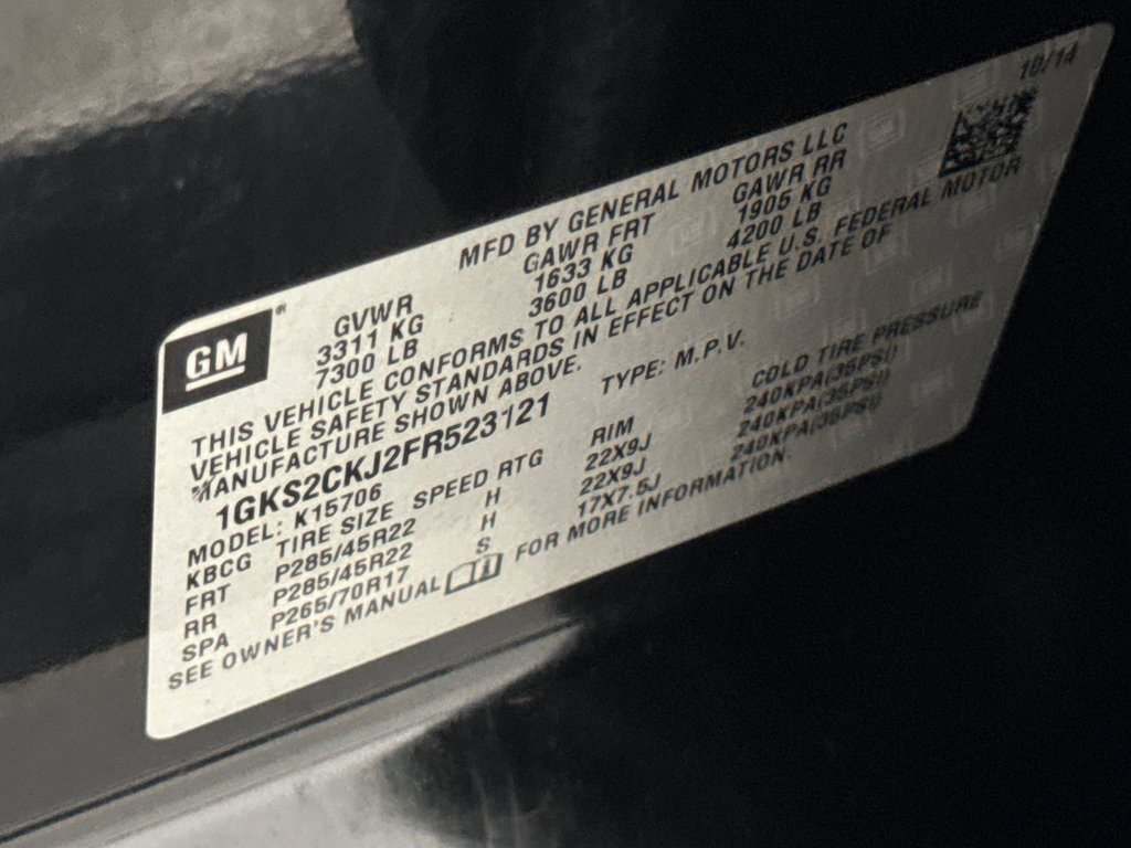 Used 2015 GMC Yukon Denali w/ Premium Package image 47