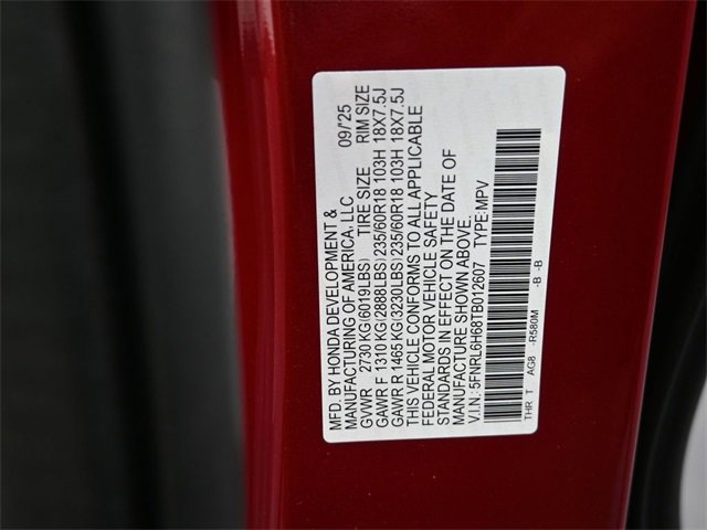 New 2026 Honda Odyssey EX-L image 12