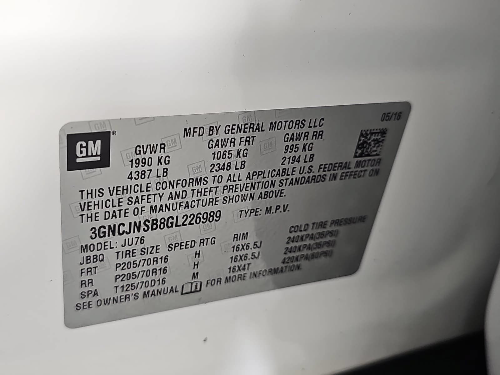 Used 2016 Chevrolet Trax LS AWD/4WD image 30