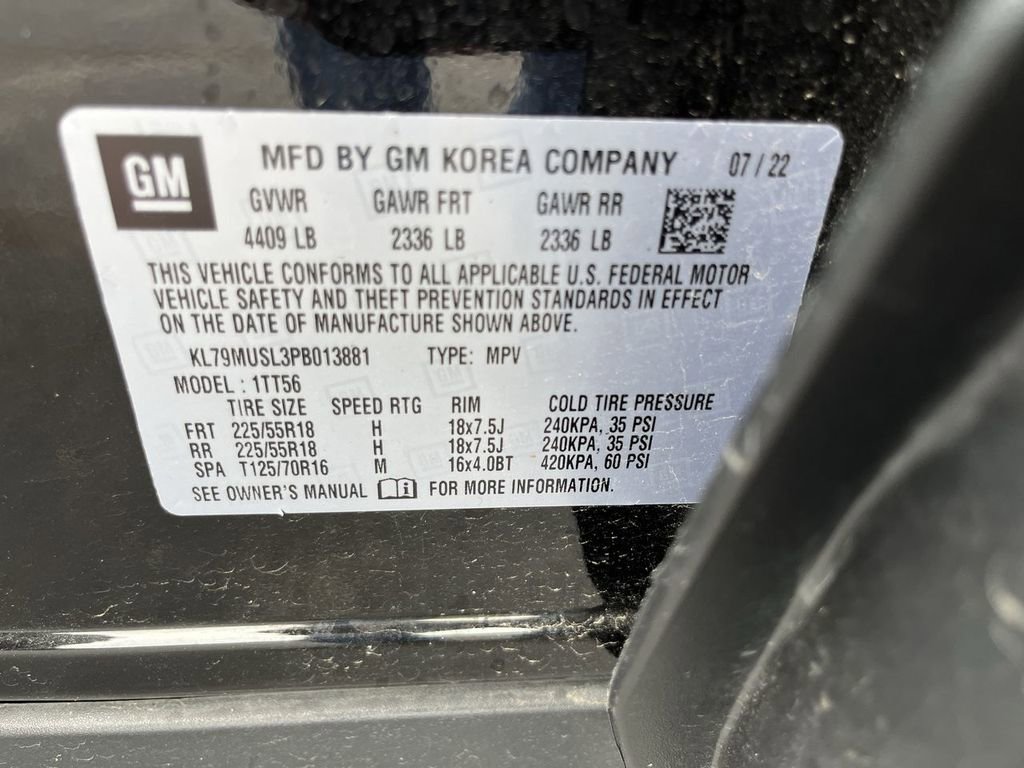 Certified 2023 Chevrolet TrailBlazer RS w/ Sun and Liftgate Package image 34