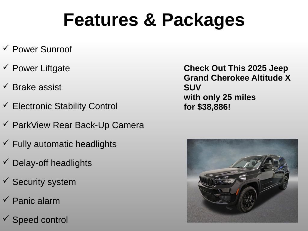 Used 2025 Jeep Grand Cherokee Altitude image 17