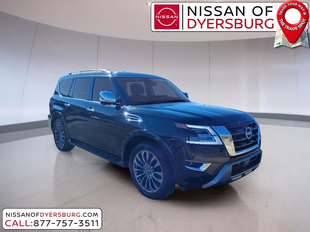 Used 2023 Nissan Armada Platinum w/ Captain's Chairs Package image 1