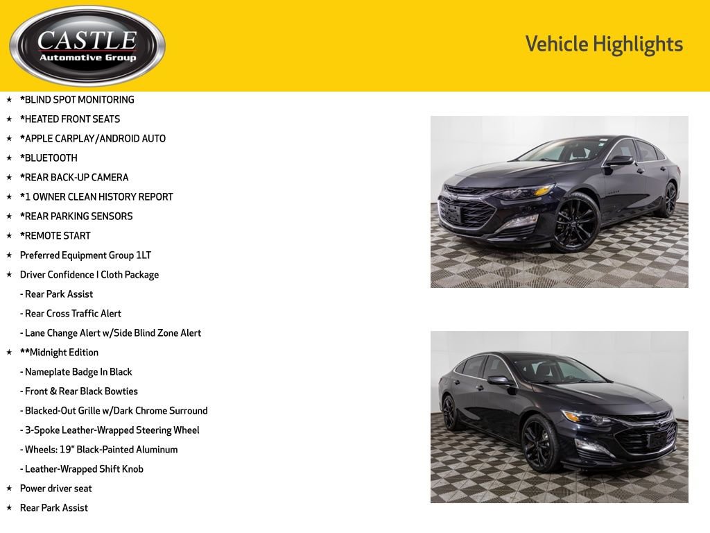 Used 2021 Chevrolet Malibu LT w/ Midnight Edition image 3