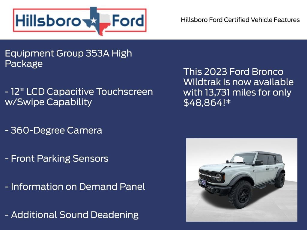 Certified 2023 Ford Bronco Wildtrak image 5