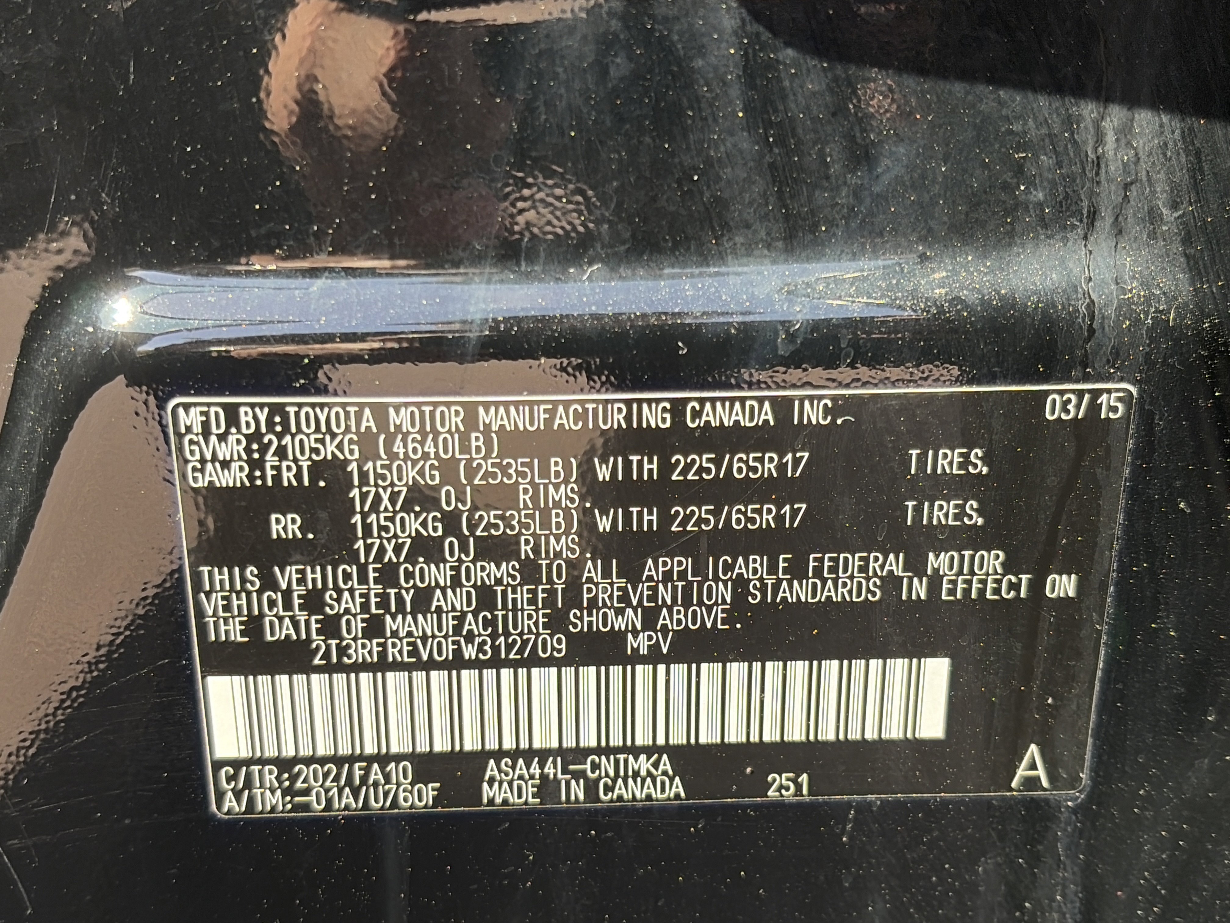 Used 2015 Toyota RAV4 XLE AWD/4WD image 34