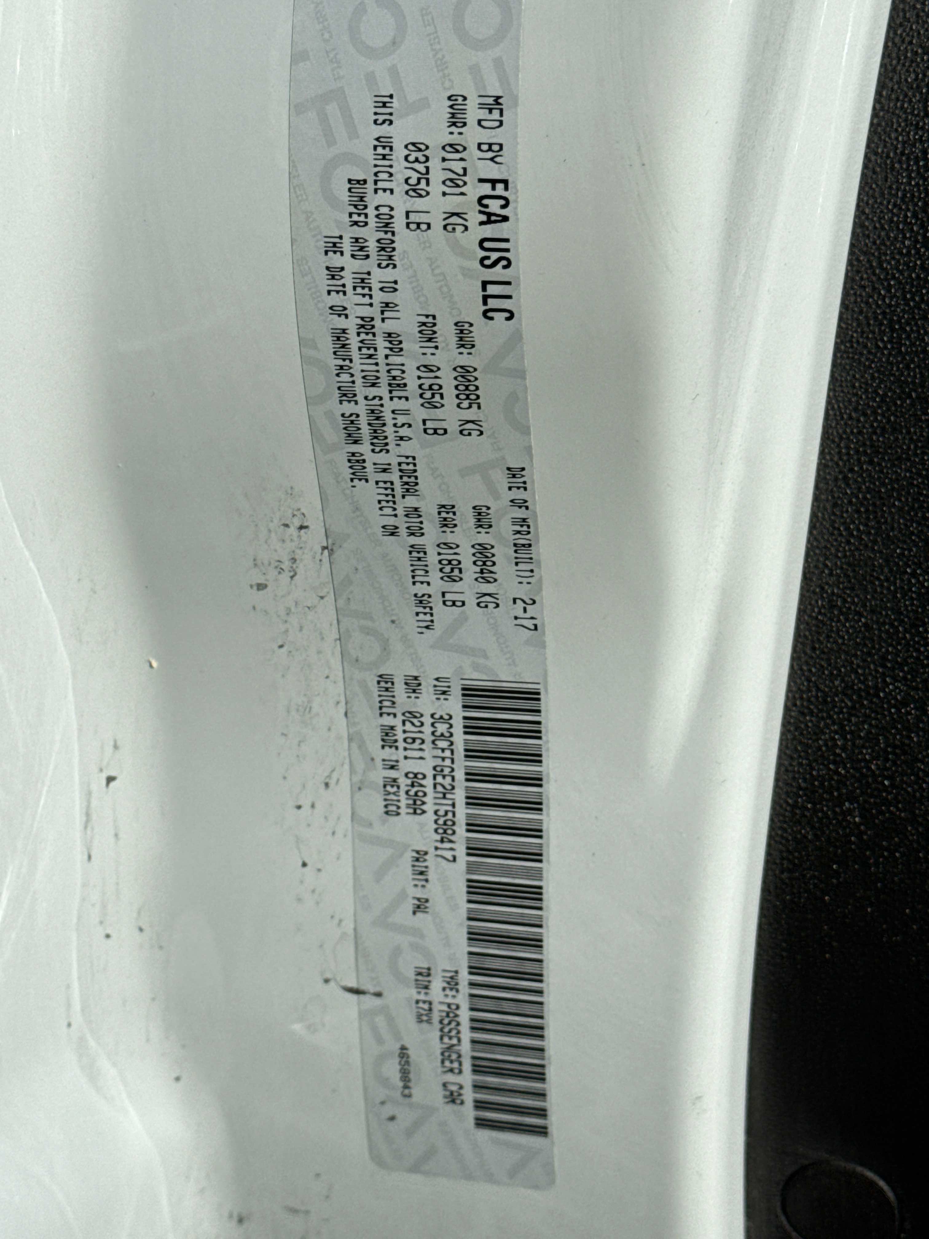 Used 2017 FIAT 500 e image 27