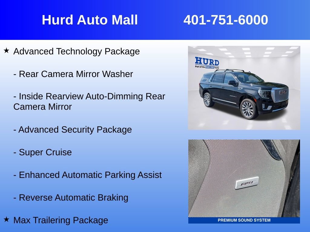 Used 2024 GMC Yukon Denali w/ Advanced Technology Package AWD/4WD image 30