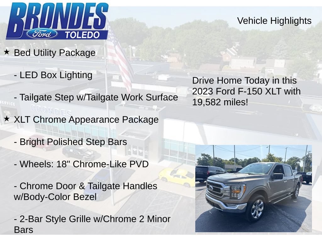 Used 2023 Ford F150 XLT w/ Equipment Group 302A High AWD/4WD image 22