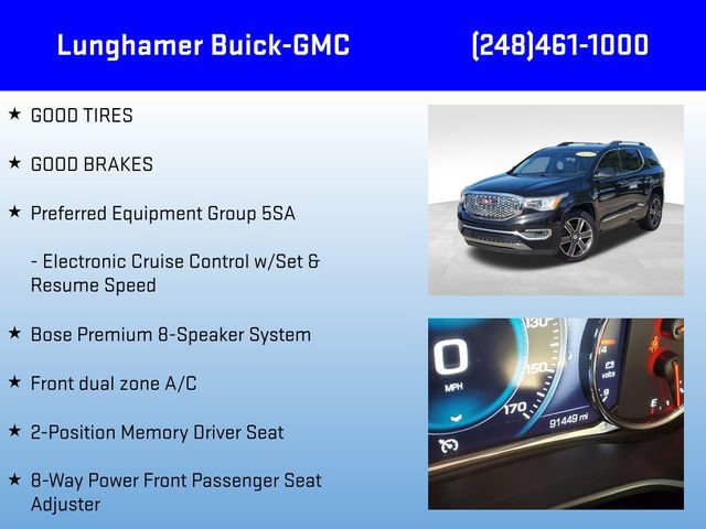 Used 2019 GMC Acadia Denali FWD image 6