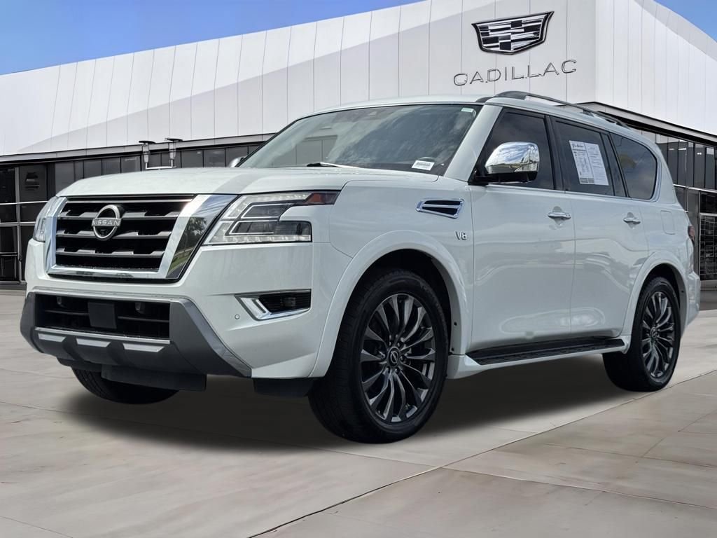 Used 2022 Nissan Armada Platinum w/ Captain's Chairs Package RWD image 5