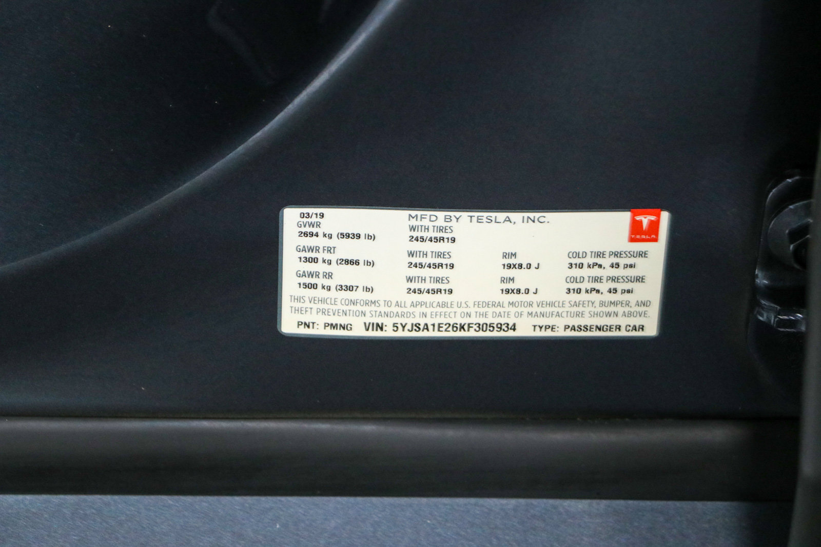 Used 2019 Tesla Model S 75D AWD/4WD image 29