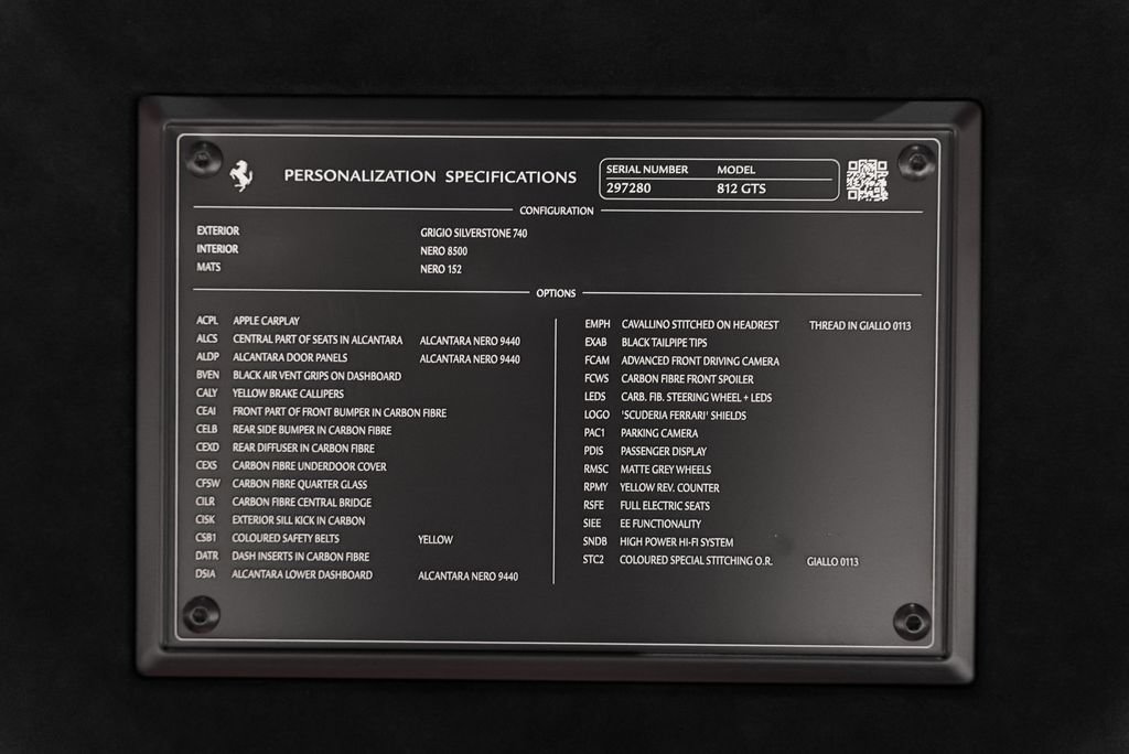 Certified 2023 Ferrari 812 GTS RWD image 25