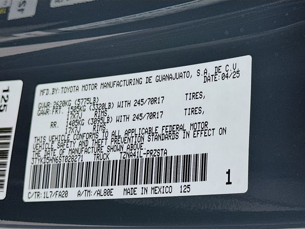 Certified 2025 Toyota Tacoma SR RWD image 31