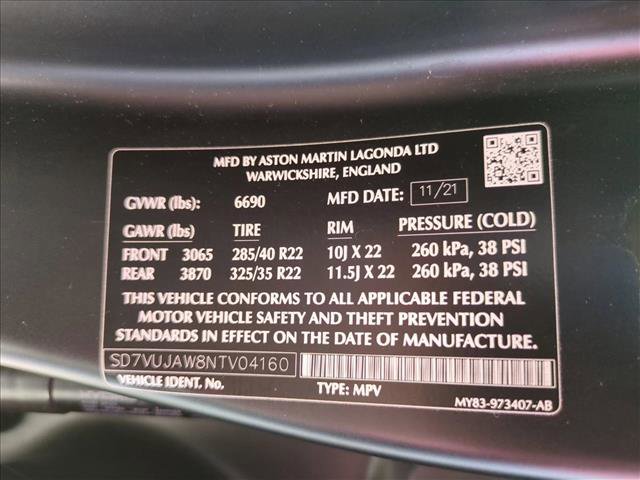 Used 2022 Aston Martin DBX image 27