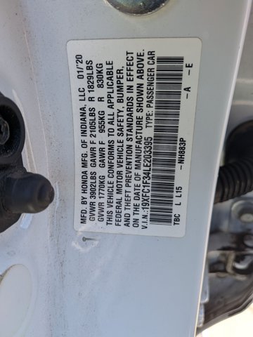 Used 2020 Honda Civic EX image 15