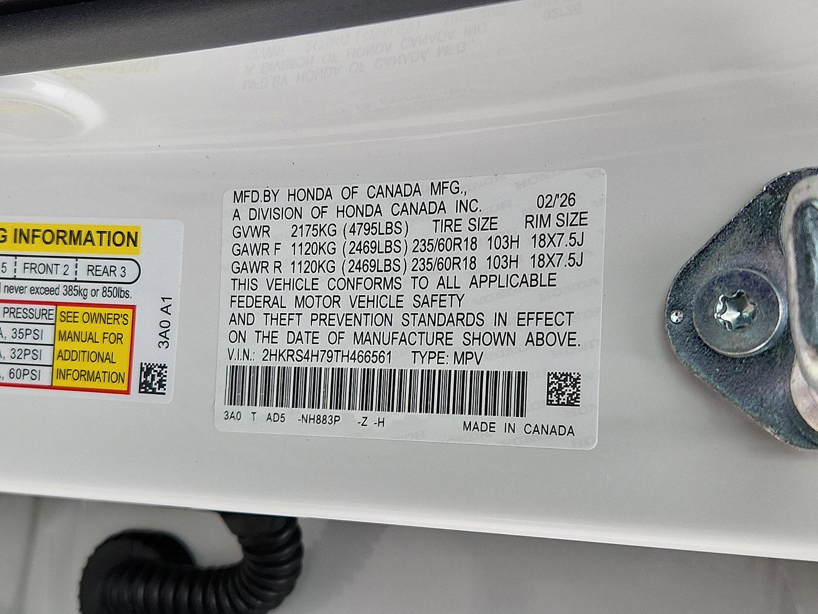 New 2026 Honda CR-V EX-L image 17