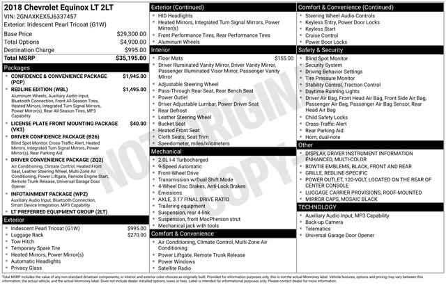 Used 2018 Chevrolet Equinox LT FWD image 5