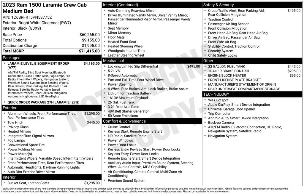Used 2023 RAM 1500 Laramie image 40